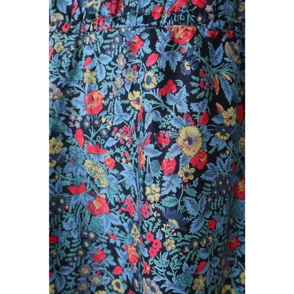 Handmade Size XL Vintage Prairie Sun Dress Cottage Cotton Floral Print - Picture 9 of 9
